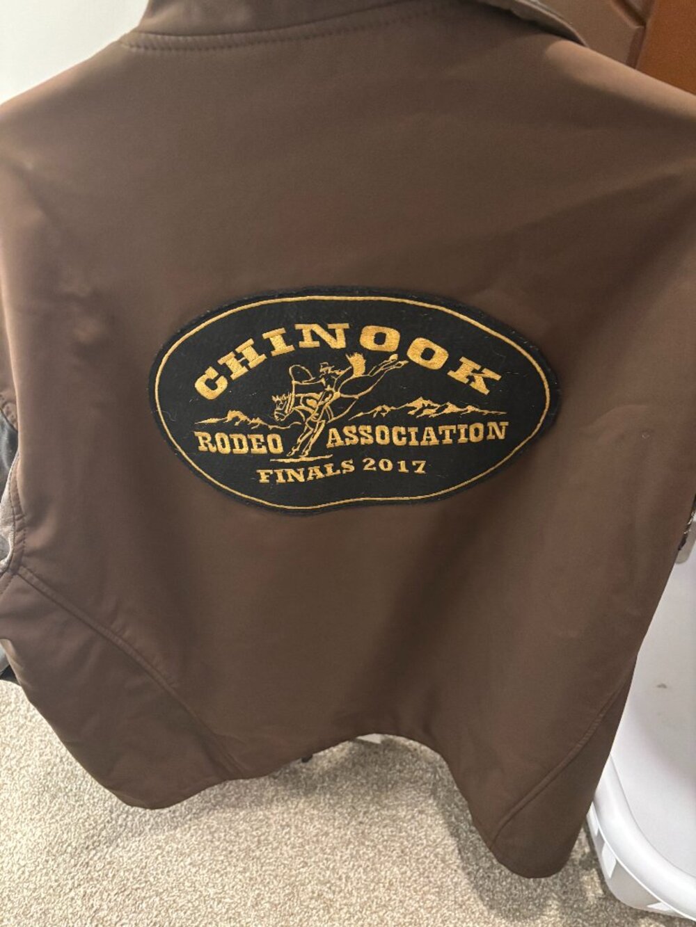 Chinook Rodeo Finals 2017 Saddle bronc contestant jacket